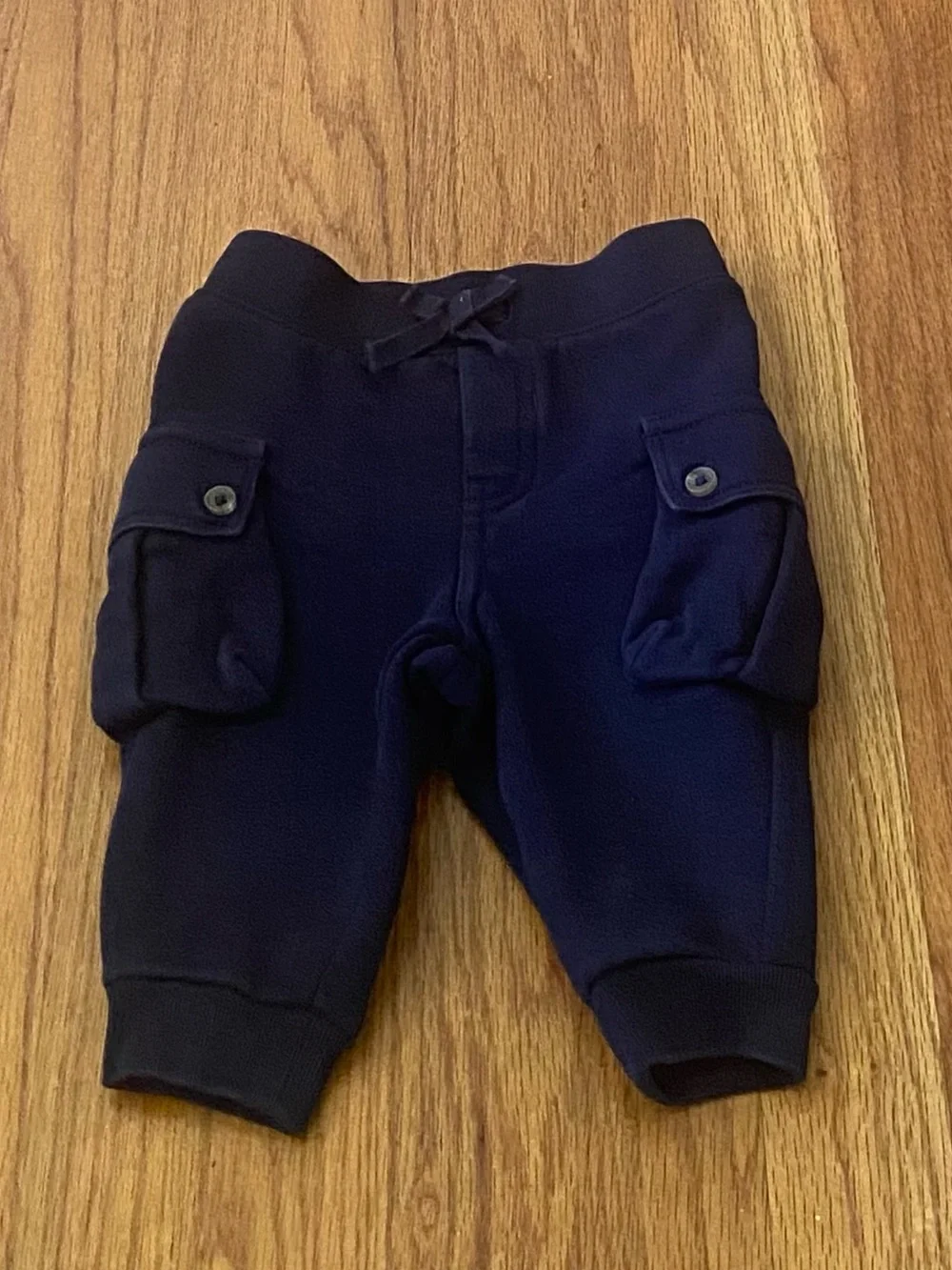 Ralph Lauren Red Polo With Cargo Jogger Pants Baby Boy Set